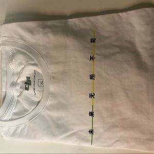 DJI (drone company) Graphic white T-shirt from 2019 summer collection